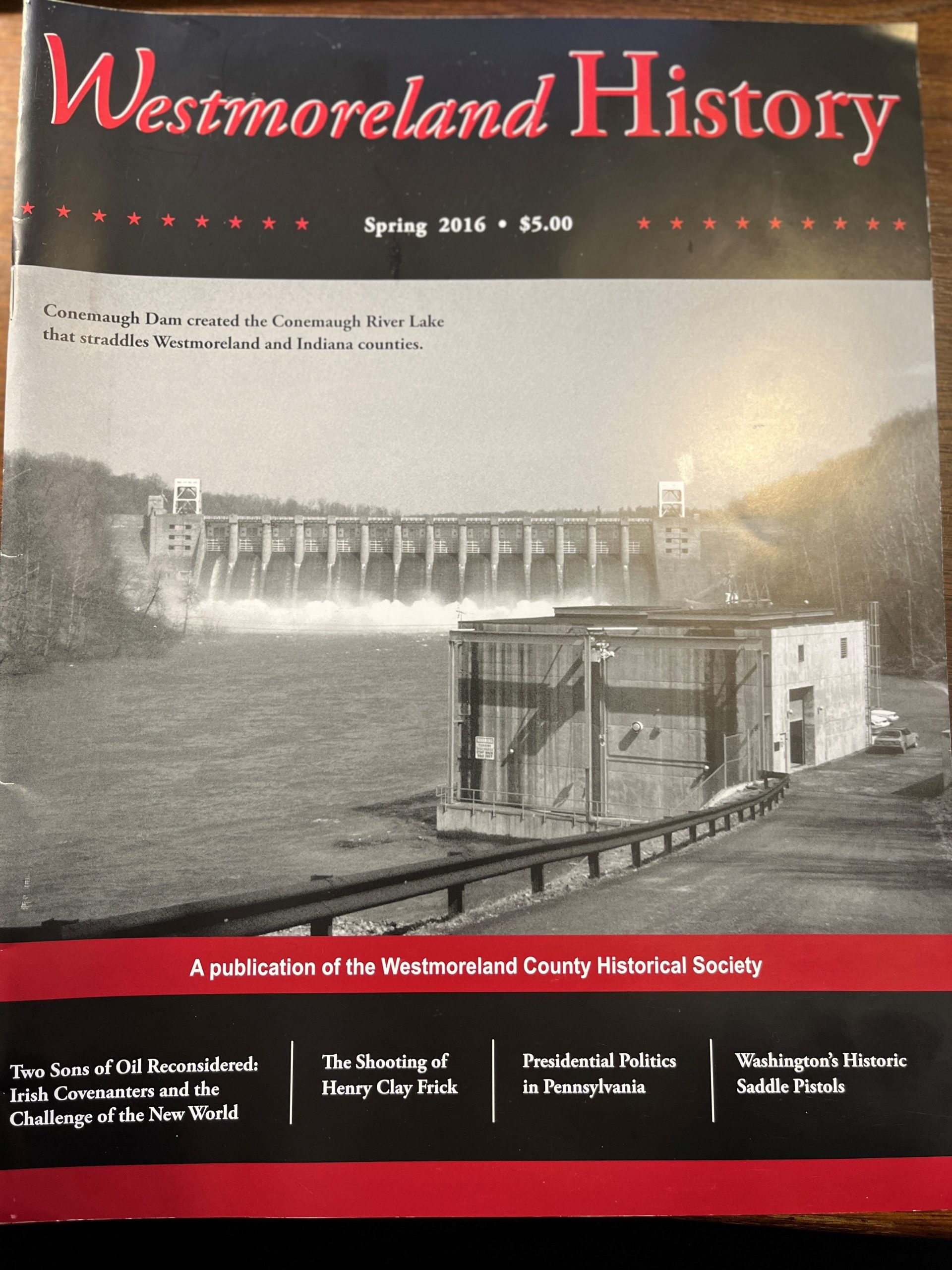 Westmoreland History Magazine – Spring 2016