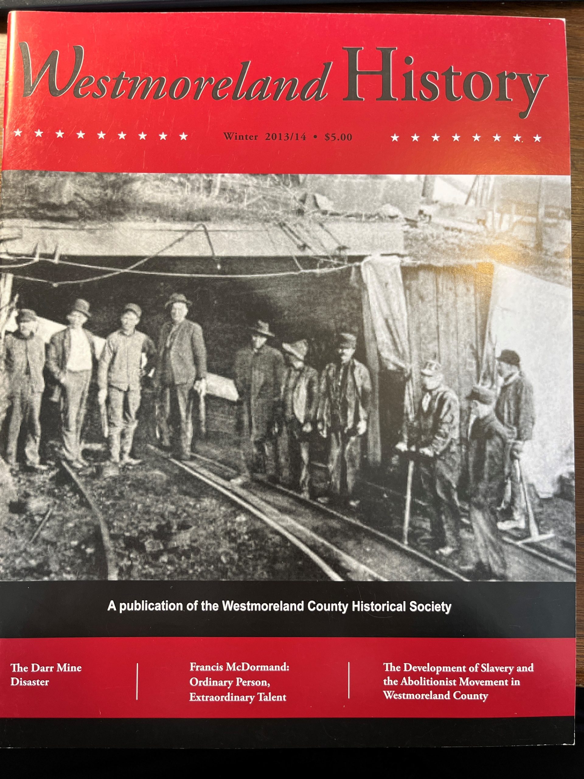 Westmoreland History Magazine – Winter 2013/2014